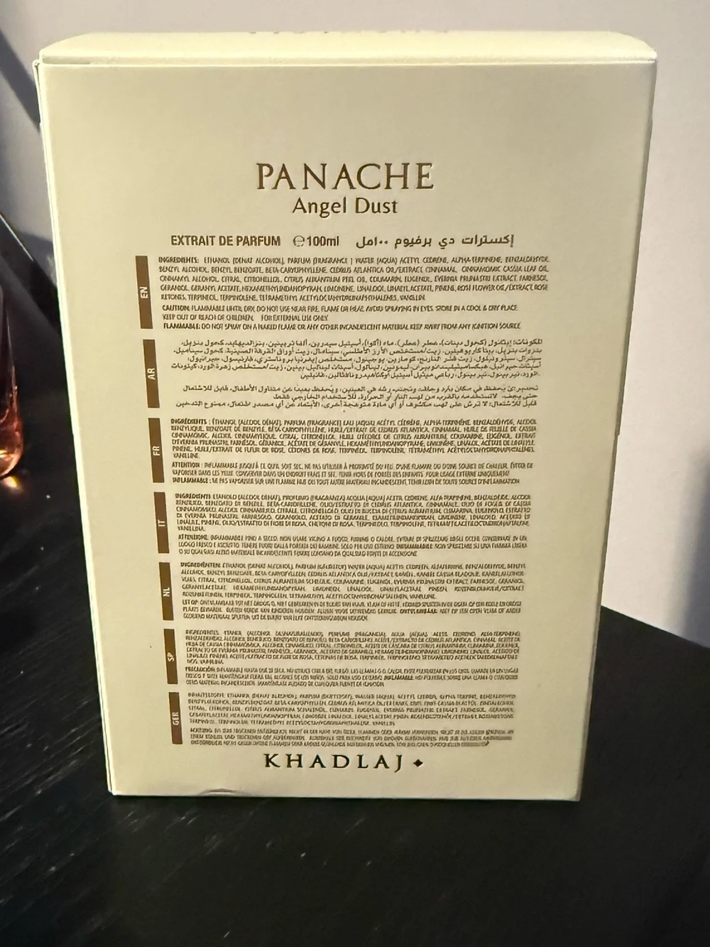 Khadlaj Panache Angel Dust 100mL - Picture 4 of 4